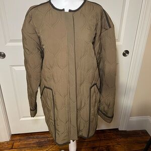 Knox Rose Quilted Tan Jacket